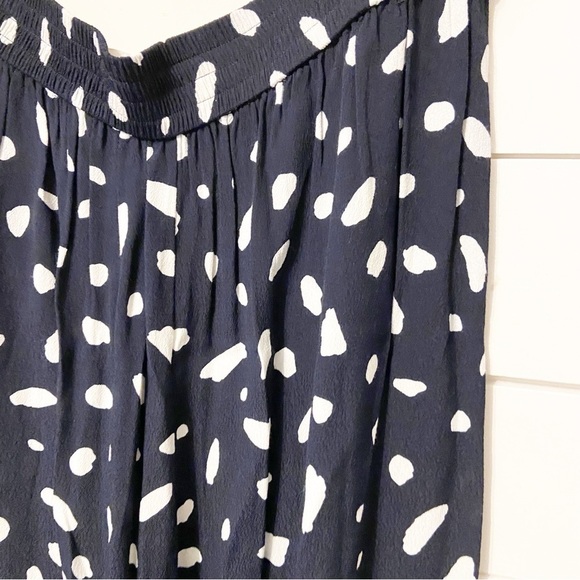 Wilfred Aritizia Women’s Viscose Blend Cropped Wide Leg Fawn Spotted Pants Large - Picture 4 of 12